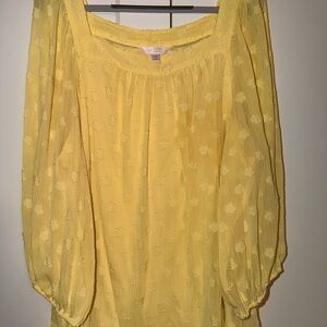 LC Lauren Conrad Yellow Blouse